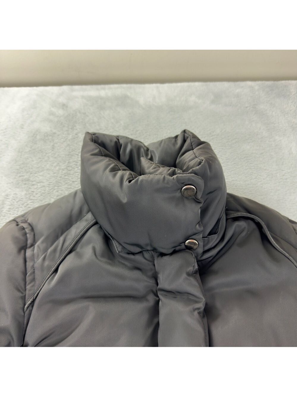 Soia & Kyo Women Size XS 80% Down 20% Feather Black Long Puffer Jacket w/o hood - Picture 10 of 14